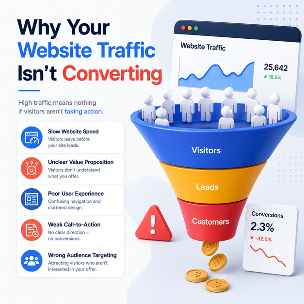 Why Your Website Traffic Isn’t Converting