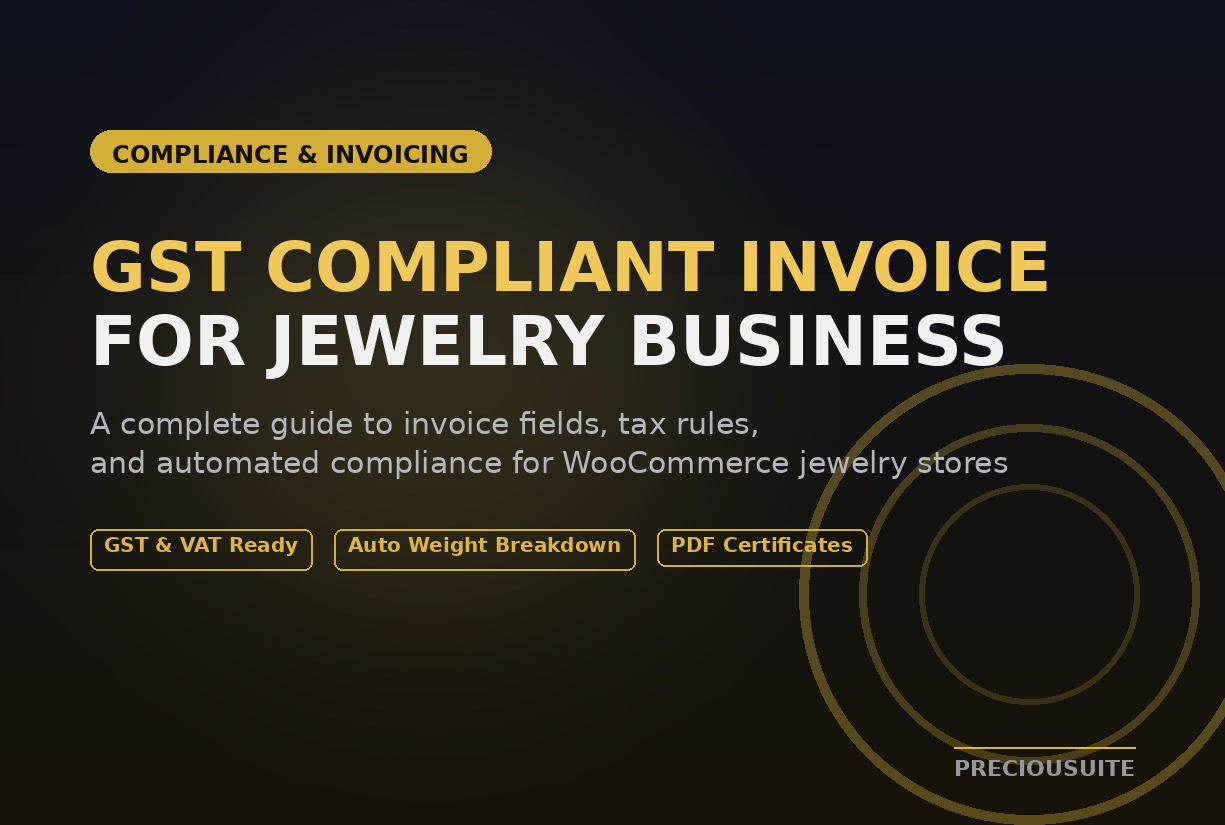 GST CompliantInvoice for Jewelry Business: A Complete Guide
